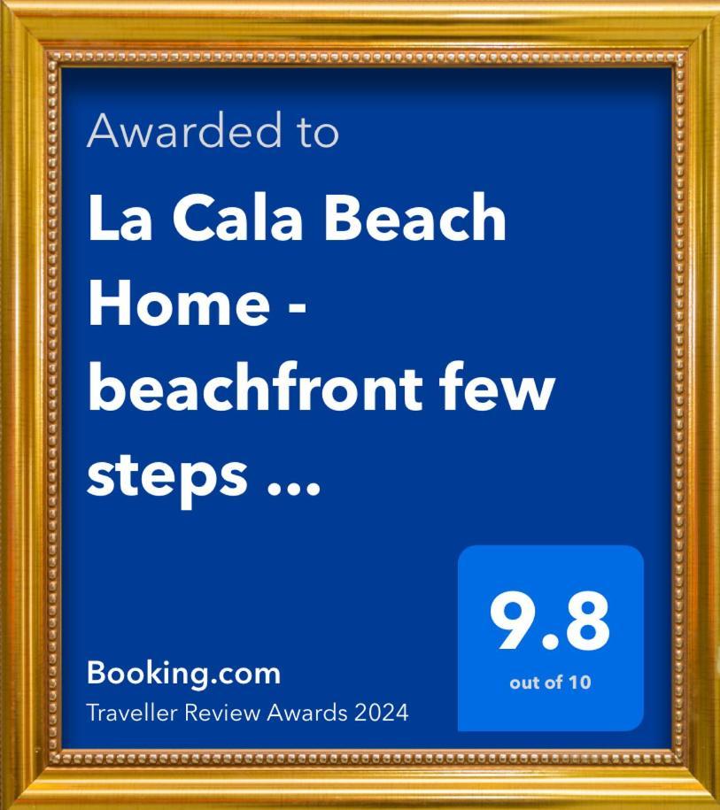 La Cala Beach Home - Beachfront Few Steps Away From Sandy Beach La Cala De Mijas Εξωτερικό φωτογραφία